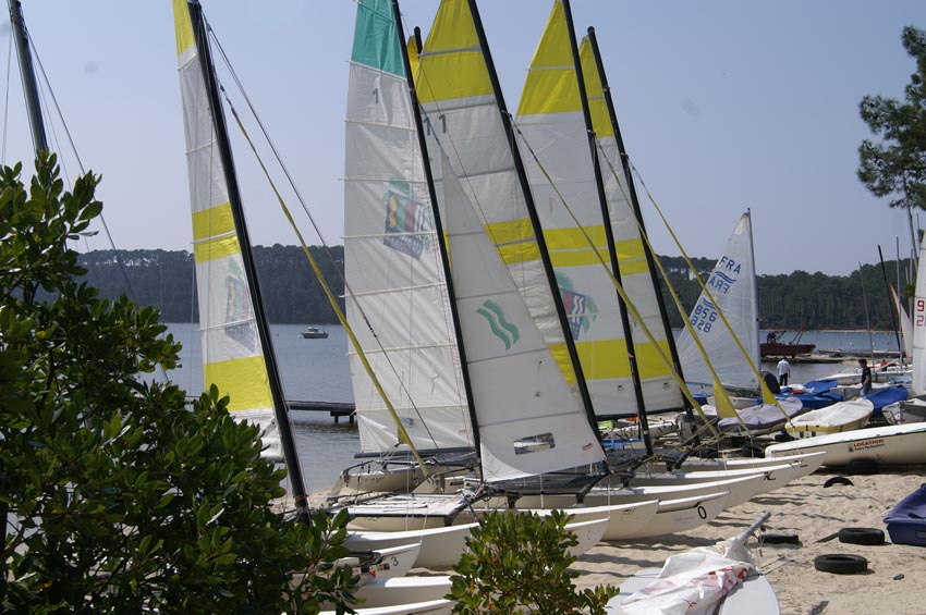 Préparation des catamarans